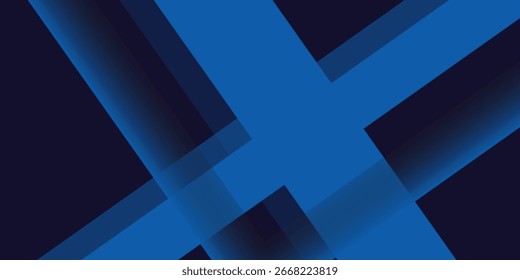 Brillo de geometría de fondo abstracto azul oscuro y Vector de elemento de capa para diseño de presentación. Traje para los negocios, corporativo, institución, eps 10,