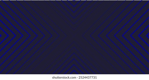 Fondo abstracto azul oscuro con líneas de flecha brillante tecnología concepto futurista. Diseño moderno de líneas geométricas azules brillantes. Traje Horizontal de la Plantilla del Anuncio para la cubierta, cabecera, cartel, Anuncio, Web