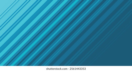 Dark blue abstract background with glowing arrow lines. Modern shiny blue geometric lines design. Technology futuristic concept. Horizontal banner template. Suit for cover, header, poster, banner