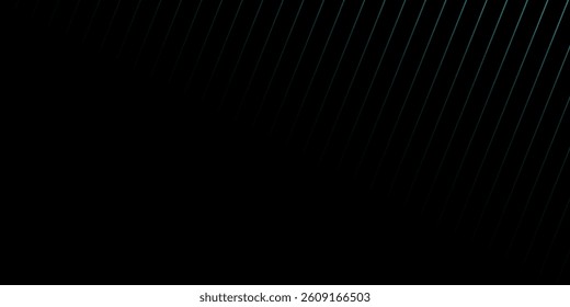 Dark blue abstract background with glowing circle lines. Geometric stripe line art design. Futuristic technology concept. Vector illustration eps10