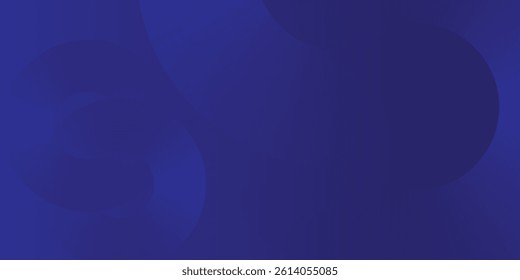 Dark blue abstract background with glowing geometric lines. Modern shiny blue diagonal rounded lines pattern. Futuristic technology concept. Suit for cover, poster, presentation, banner and website 