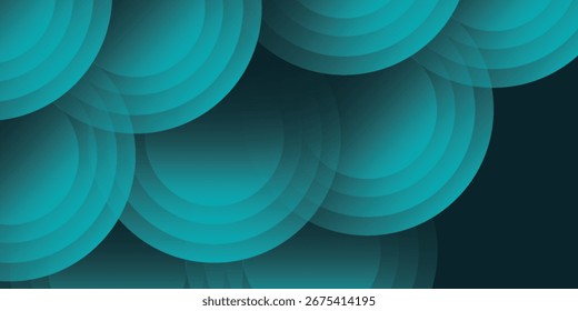 Fondo abstracto azul oscuro con curva brillante Elemento geométrico degradado azul brillante arte simple moderno 
