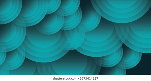 Fondo abstracto azul oscuro con curva brillante Elemento geométrico degradado azul brillante arte simple arte moderno bonito