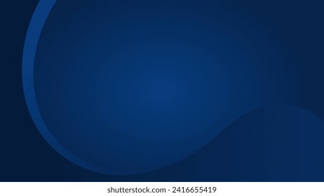 Diseño vectorial de ilustración de fondo de Dark Blue Abstract. Fondo azul con forma y gradación. Modelo de gradación azul para presentación, banner, cartel, web, etc.