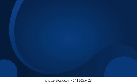Diseño vectorial de ilustración de fondo de Dark Blue Abstract. Fondo azul con forma y gradación. Modelo de gradación azul para presentación, banner, cartel, web, etc.