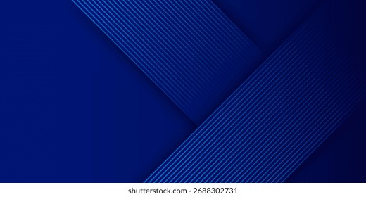 Fondo abstracto azul oscuro con Formas en capas y gradiente suave