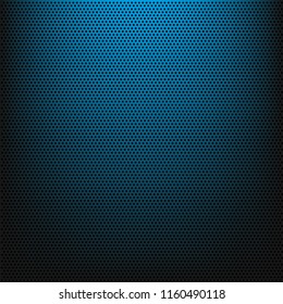 Dark blue abstract background with many circles