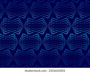 Dark blue abstract background with modern corporate concept. Vector horizontal template for digital lux business banner, contemporary formal invitation, luxury voucher, prestigious gift certificate.