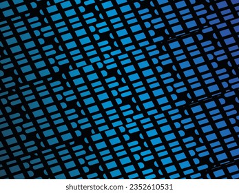 Dunkelblauer abstrakter Hintergrund mit modernem Unternehmenskonzept. Vektorhorizontales Template für Digital Lux Business Banner, zeitgenössische formelle Einladung, Luxusgutschein, renommiertes Geschenkgutschein.