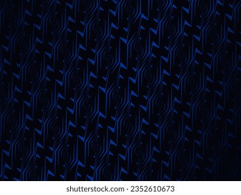 Fondo abstracto azul oscuro con concepto corporativo moderno. Plantilla horizontal vectorial para banner digital lux business, invitación formal contemporánea, cupón de lujo, prestigioso certificado de regalo.