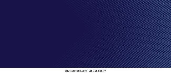 Fondo abstracto azul oscuro. Patrón de líneas modernas en gradiente. Textura de la raya de Premium para el Anuncio, telón de fondo del negocio. Plantilla Horizontal del Vector