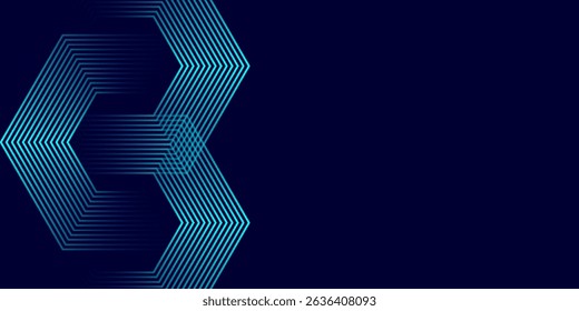 Fondo abstracto azul oscuro con textura hexagonal superpuesta. Conveniente para el Fondo de pantalla, Anuncio simple, cartel, Web