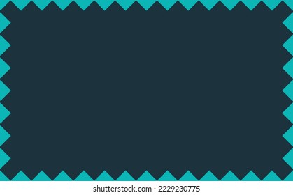 Dark blue abstract background rhombus border frame. Background with copyspace. Suitable for presentation, text template, signage, card, and decorative elements.
