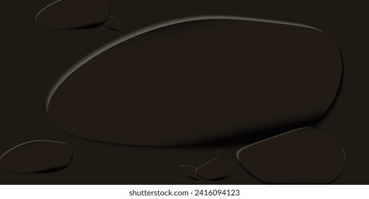 Dunkelblauer abstrakter Hintergrund mit glänzenden Gesteinsbildern. Moderner blauer Farbverlauf-Kreis. Dynamische Form. Horizontale Banner-Vorlage. Geeignet für Becher, Plakate, Broschüren, Präsentationen, Vektorgrafiken