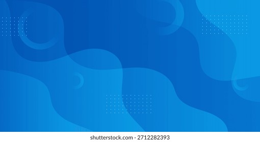 Dark blue abstract background with smooth curved layers and subtle gradient lighting,
