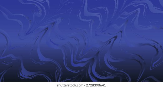Um plano de fundo abstrato azul escuro com padrões de redemoinho e gradientes de cores suaves.