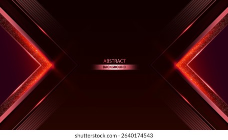 Dark blue abstract background with triagle shiny lines vector. Elegant Blue Abstract Background Vector Illustration.