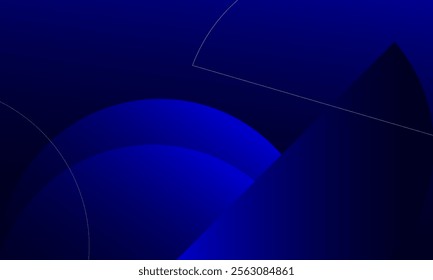 Dark blue abstract background. Vector illustration