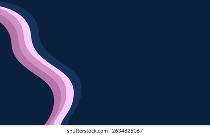 Dark blue abstract background with waves