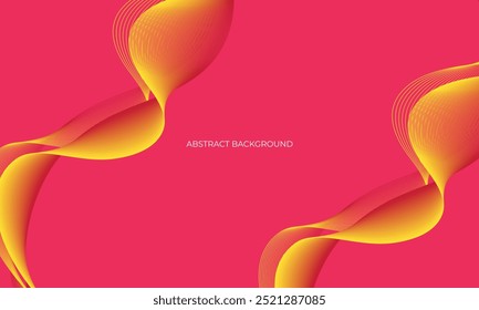 Dark blue abstract banner design. Elegant wavy vector background design