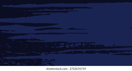 Fondo de trazos de pincel Abstractas azul oscuro.