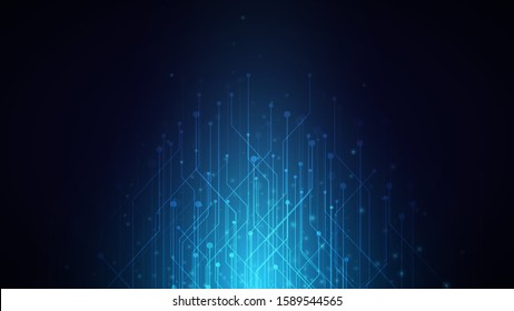 dark blue abstract circuit technology background,speed data transfer background,technology copyspace background