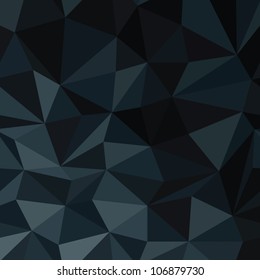 Dark Blue Abstract Diamond Pattern Background. Vector Illustration, EPS8