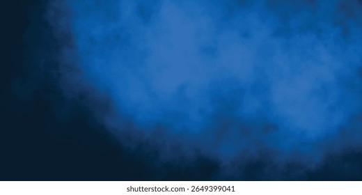 Dark blue abstract fog background for digital use

