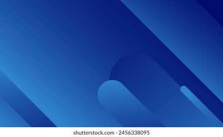 Dunkelblauer abstrakter geometrischer Hintergrund.  Es eignet sich für Plakate, Flyer, Websites, Cover, Banner, Werbung