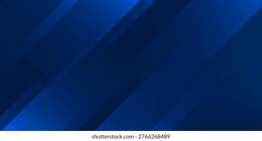 Dark blue abstract geometric background with elegant diagonal lines and gradient texture. blue background. gradient lines.