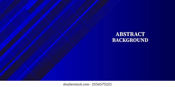 Dark blue abstract gradient background with bark blue lines texture pattern vector illustration.