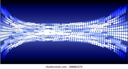 Dark blue abstract light lamps vector background. Light Abstract Technology background for computer graphic website internet. circuit. Spark. pixel. infographics.