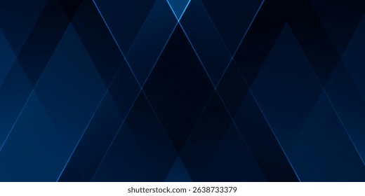 Dark Blue Abstract Lines Background. Modern trendy design in vector Illustration