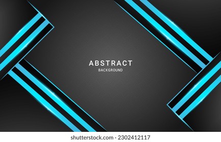 Dark blue abstract modern background for social media design vector