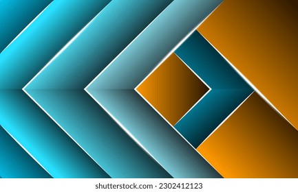 Dark blue abstract modern background for social media design vector