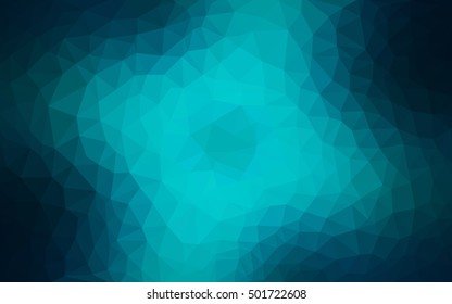 Dark blue abstract mosaic background. Shining illustration, which consist of triangles. The textured pattern can be used for background.