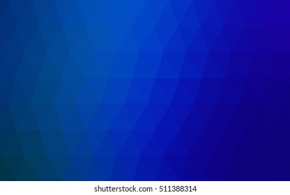 Dark blue abstract polygonal background. Creative geometric illustration in Origami style with gradient. A completely new template for your business design.