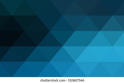 Dark blue abstract polygonal pattern. A sample with polygonal shapes. The textured pattern can be used for background.