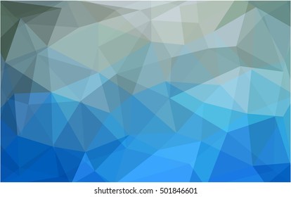 Dark blue abstract polygonal template. A sample with polygonal shapes. The elegant pattern can be used as part of a brand book.