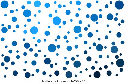 DARK BLUE abstract seamless pattern with circles. Geometry pattern for fabric. Textile background. Stock vector.
