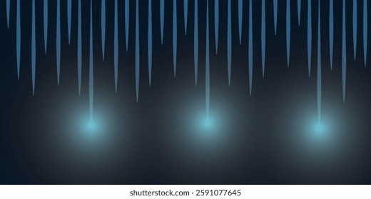 Dark blue abstract technology background with business candle stick graph chart of stock market investment trading concept.