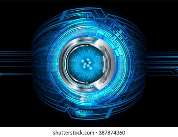 Dark blue Abstract Technology background vector illustration. 