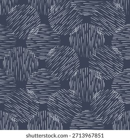 Fundo texturizado abstrato azul escuro com padrão de arte linha branca