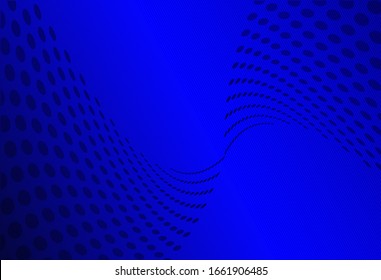 Dark blue abstract vector circle waves pattern for background. Vector illustration for your business design templates.EPS10