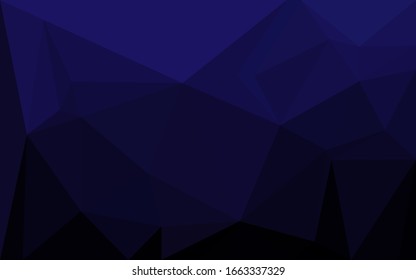 Dark Blue abstract vector geometry background. 