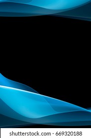 dark blue abstract vector smoke background. Vector design