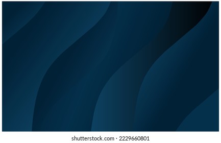 Dark blue abstract wave background