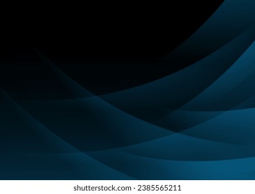 dark blue abstract wave background