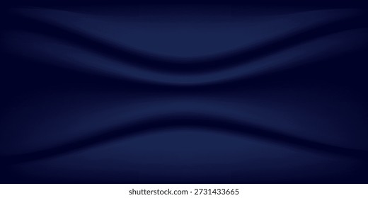 Fondo Abstractas azul oscuro del gradiente de la onda con las curvas fluidas lisas y el efecto suave del movimiento, diseño minimalista elegante para la Tecnología, marca Corporativa, cabecera del Sitio web, diapositiva de la presentación, Anuncio del negocio, marketing digital, tema de las finanzas y Diseño gráfico moderno del Profesional