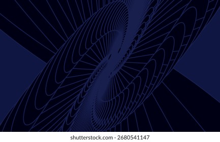 Modelo abstracto azul oscuro de la onda
